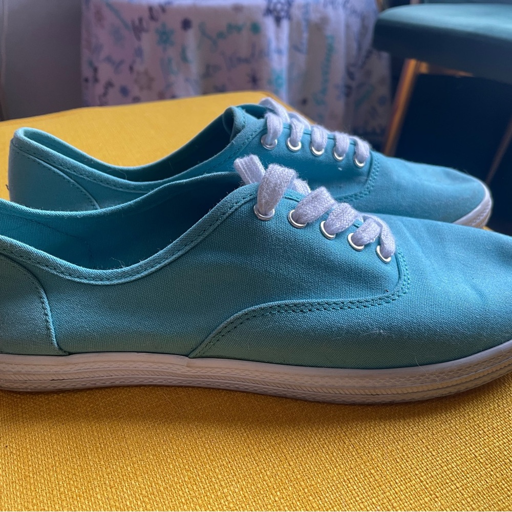 Target Turquoise Canvas Sneakers